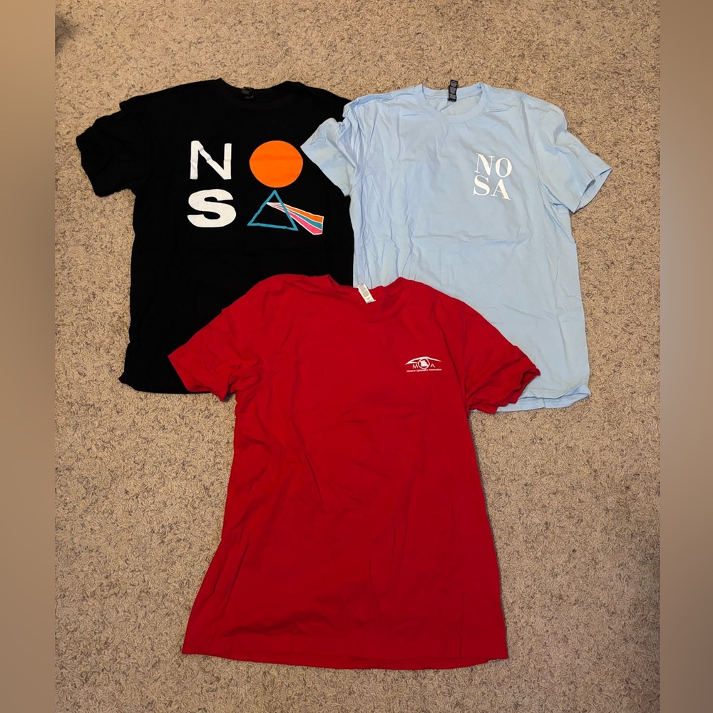 Bundle of Optometry T-Shirts Size L-XL